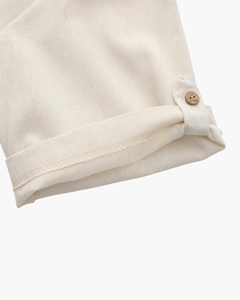 Casablanca Linen Polo - Beige