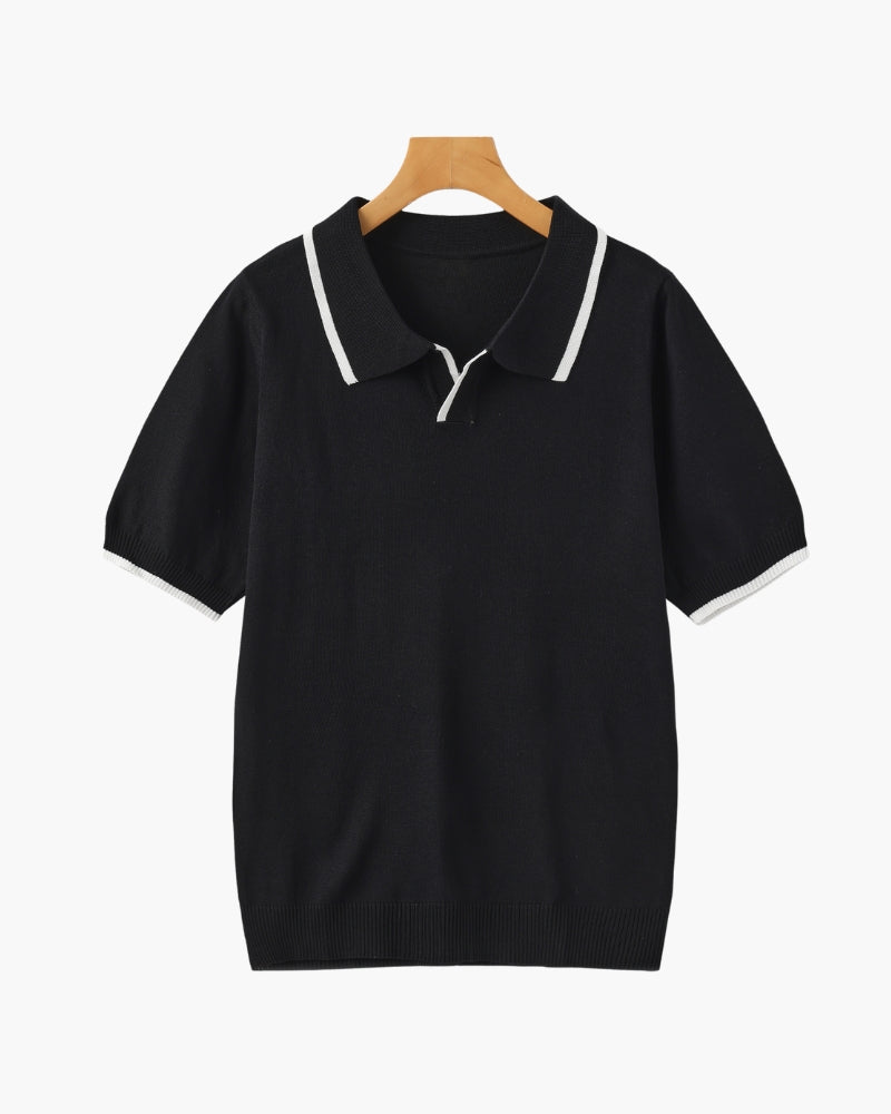 Monaco Edge Polo - Black